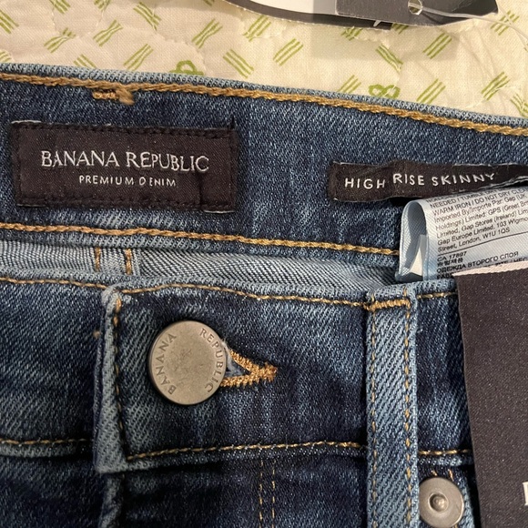 Banana Republic Women’s High Rise Skinny Ankle Jeans, Size 29L - Picture 4 of 15